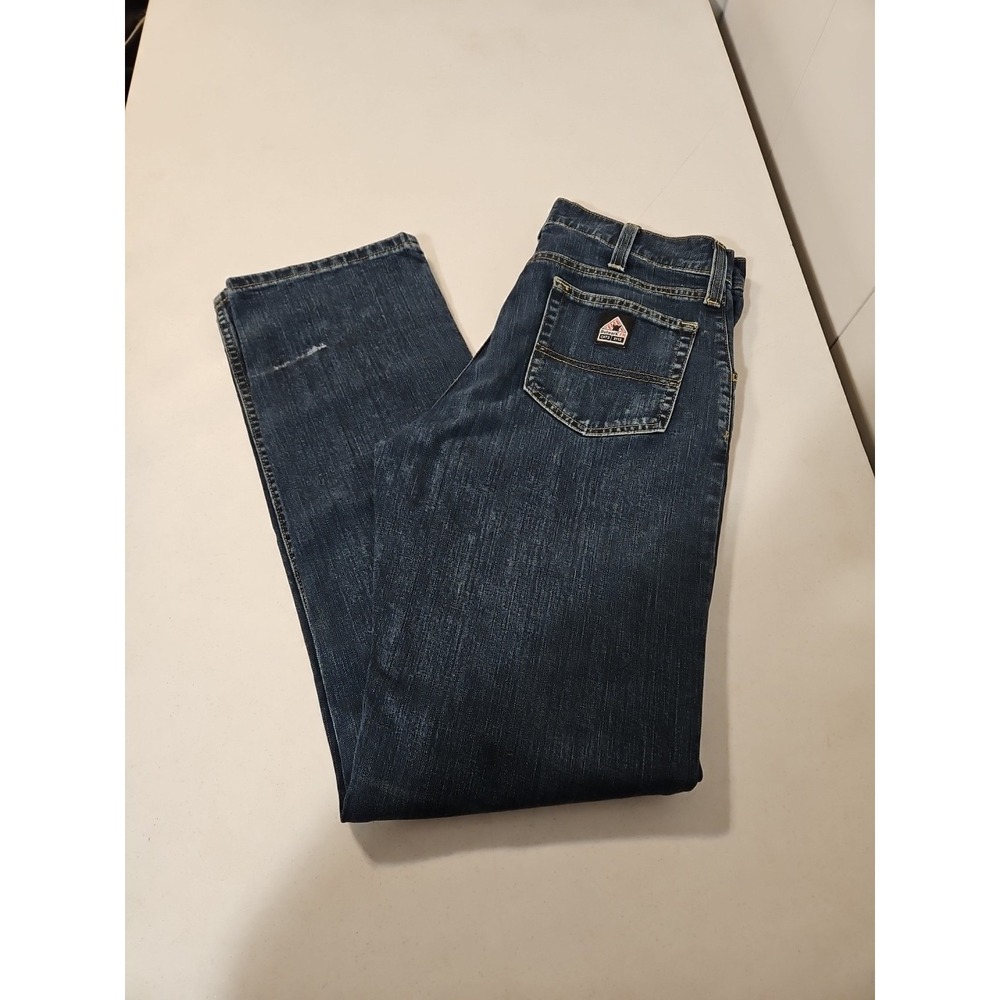 Bulwark FR Jeans 32x34 Men's Blue Denim Protective Apparel (1520